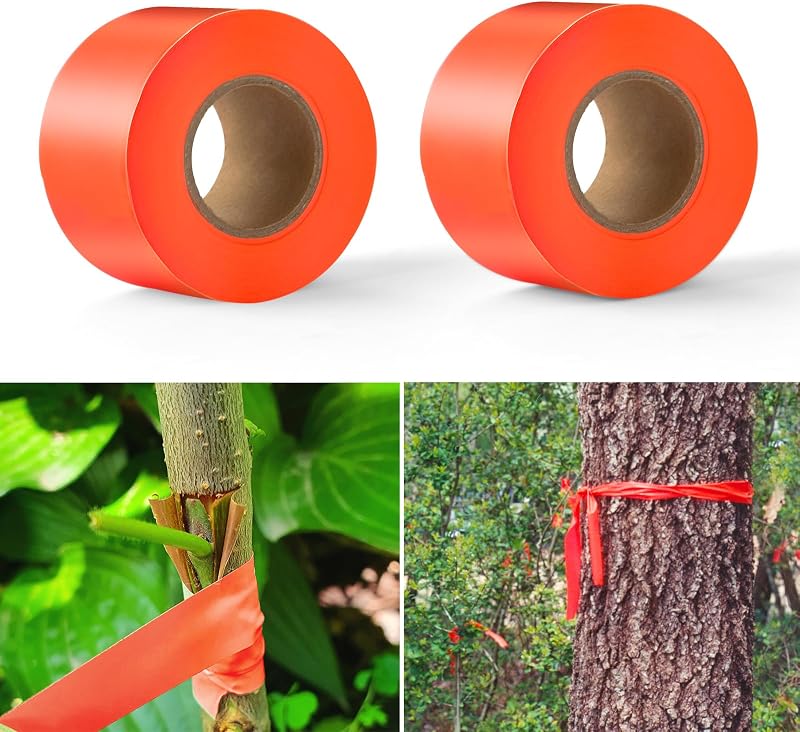 Cinta señalización senderos caza 2pulg 150ft naranja 2uds