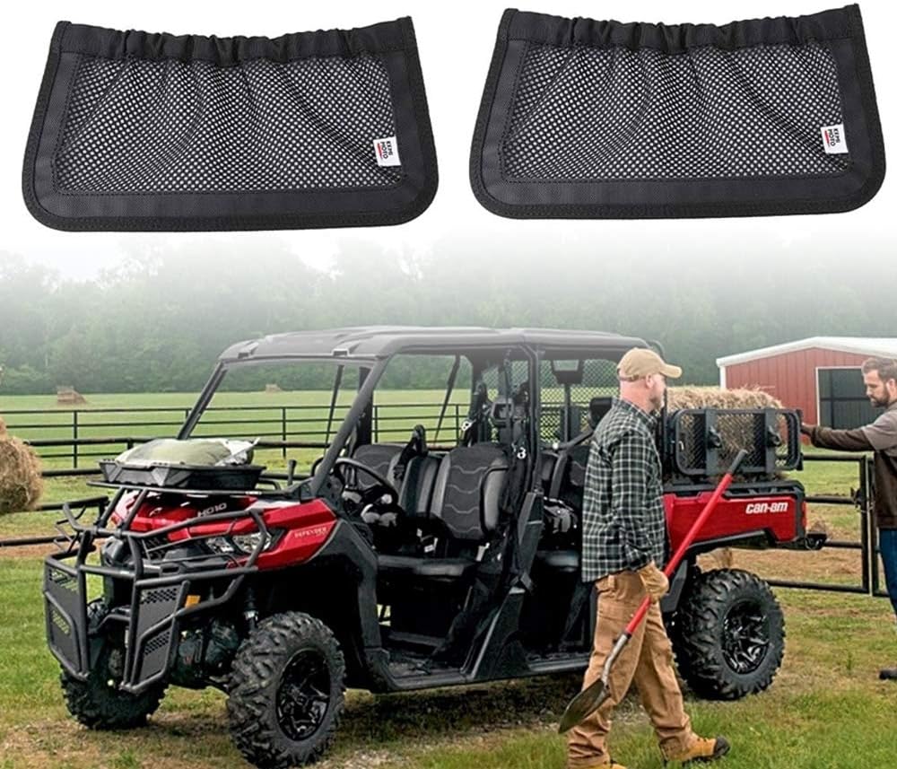 Red respaldo trasera Can Am Defender negro