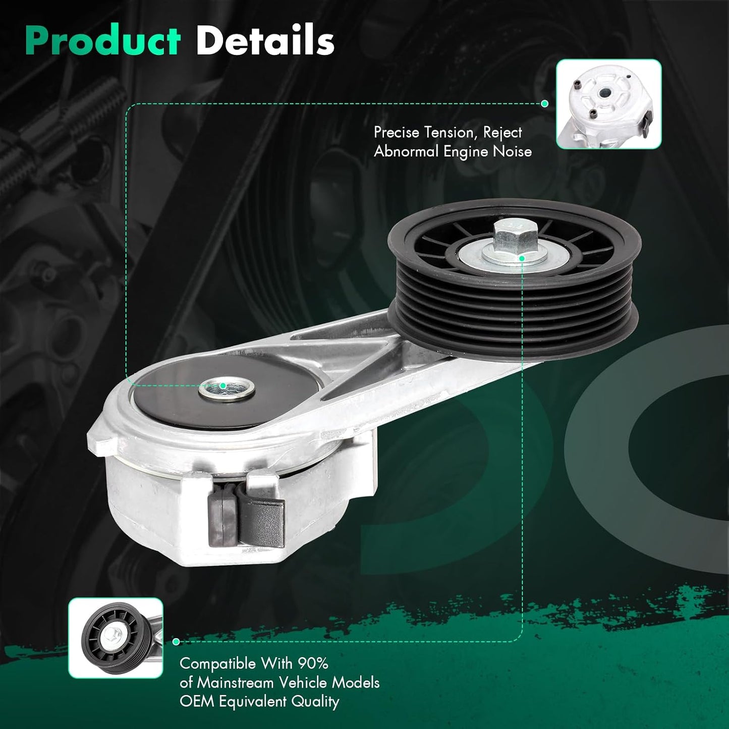 Tensor correa con polea para Ford Mustang 89-97