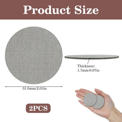 Pack 2 Pantallas Filtro Espresso Acero Inox 2.008pulg