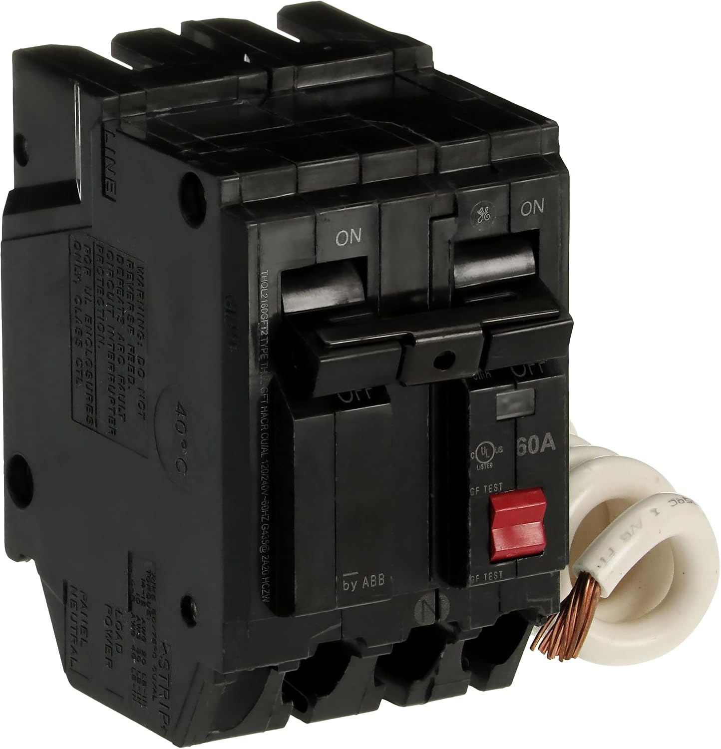 Disyuntor Q-Line 60A doble polo con autocomprobación