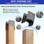 Conector anclaje poste acero inox soporte viga madera 4x4