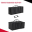 Bolsa almacenamiento cojín ajustable resistente negro 8"