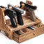 Estante para pistolas madera real estilo rústico