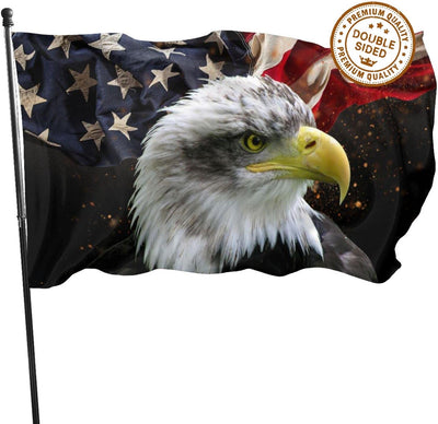 Bandera americana 3x5pulg doble cara Día de los Caídos