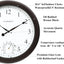 Reloj 10.4pulg impermeable exterior acabado bronce