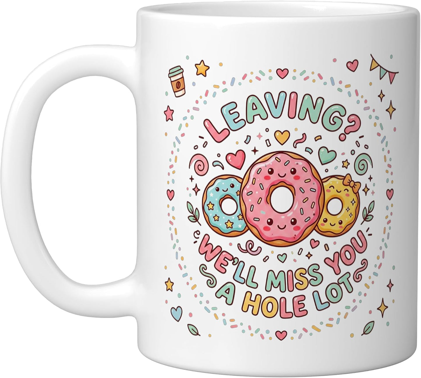 Taza Cerámica Retiro de Oficina Blanca