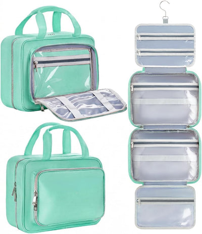 Organizador cosméticos resistente al agua verde