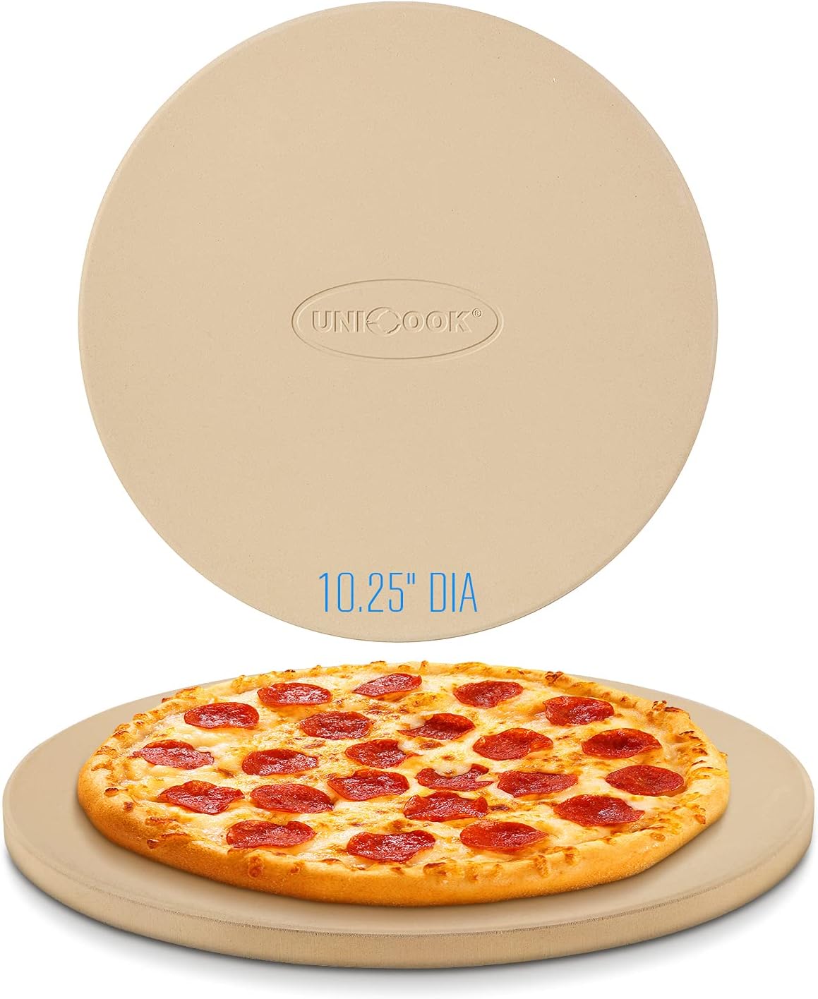 Piedra hornear pizza 10-16" para horno parrilla