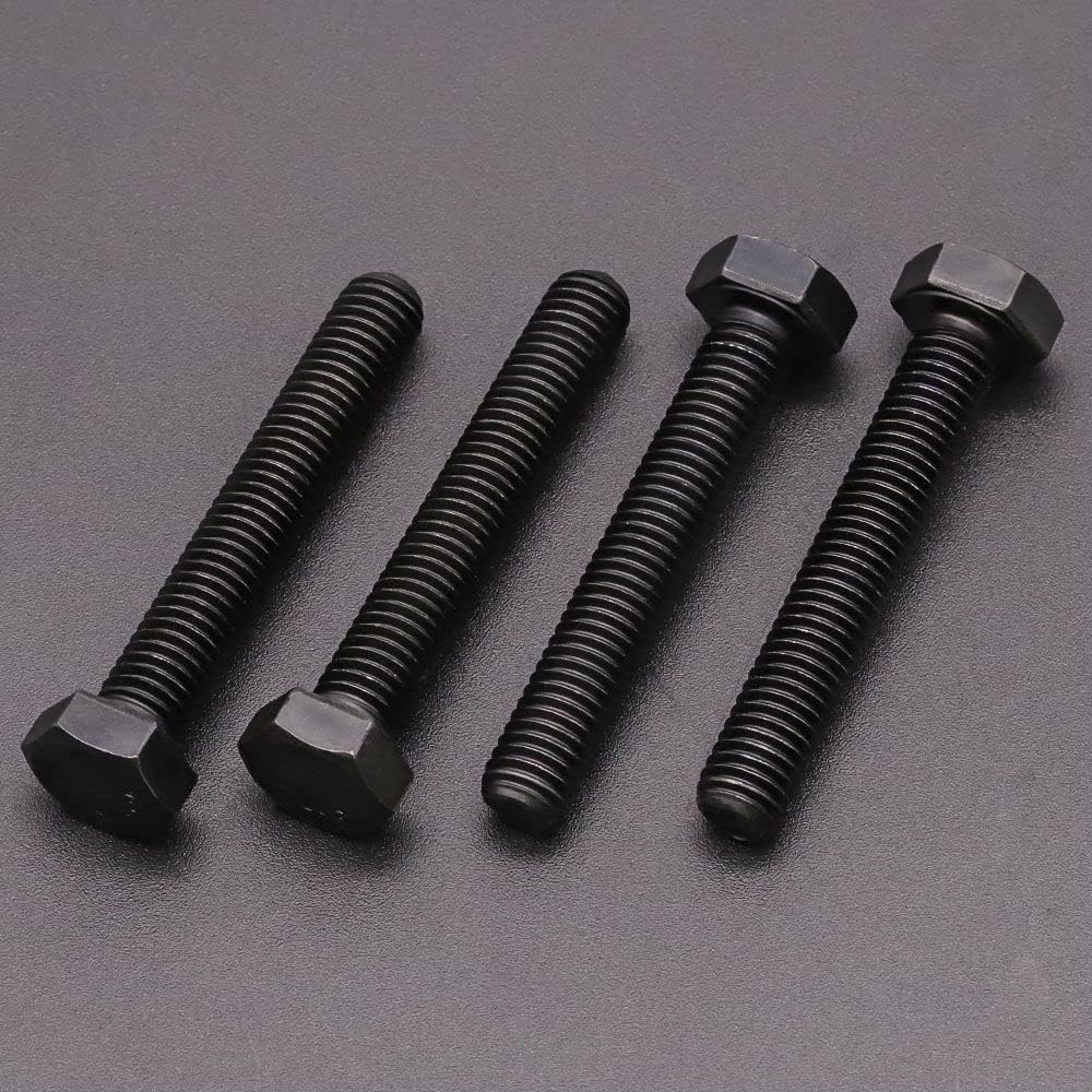 Tornillos hex M12x2.756pulg 6 pzas acero aleación grado 12.9