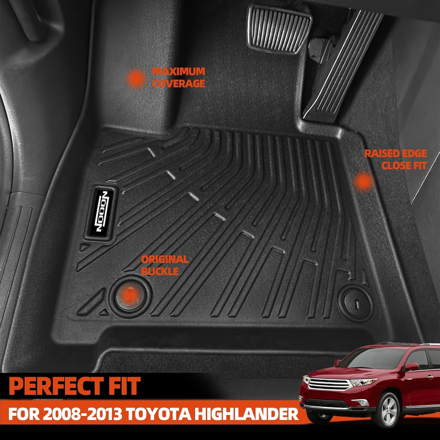 Alfombrillas todo clima comp Toyota Highlander 08-13