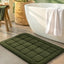 Alfombra baño microfibra antideslizante 17x30pulg