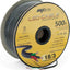 Cable LED 18AWG 500pies 3 conductores funda negra UL