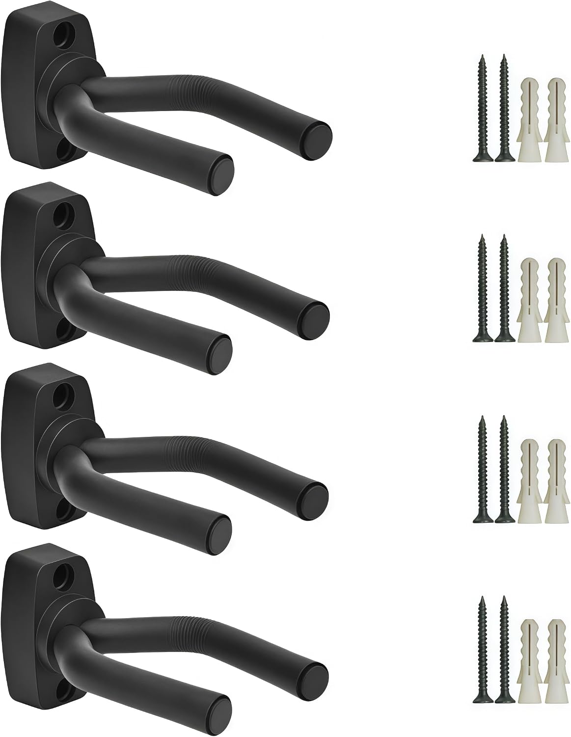 Soporte pared guitarra pack 4 unidades adapta todos tamaños