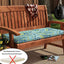 Funda cojín patio 45x18x3pulg sin relleno resistente agua
