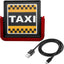 Adhesivo letrero taxi con LED recargable 12h inalámbrico