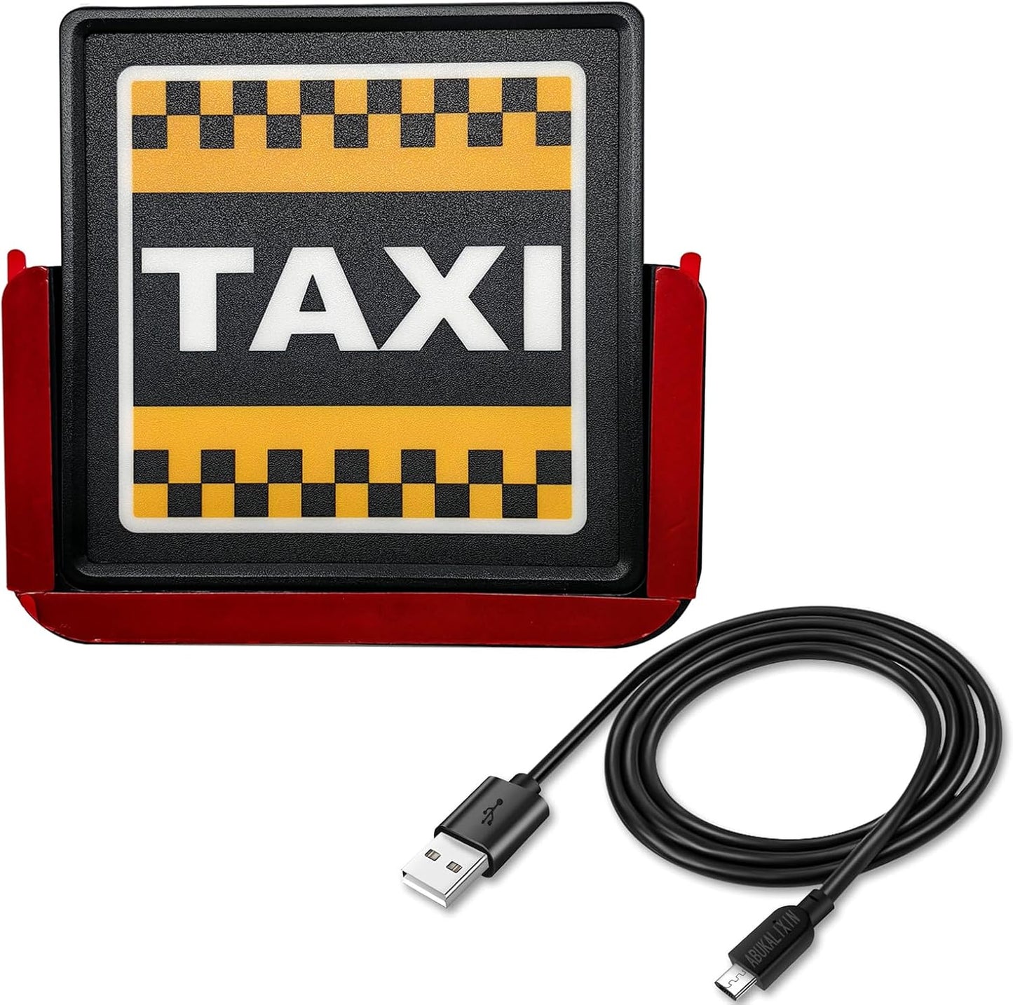 Adhesivo letrero taxi con LED recargable 12h inalámbrico