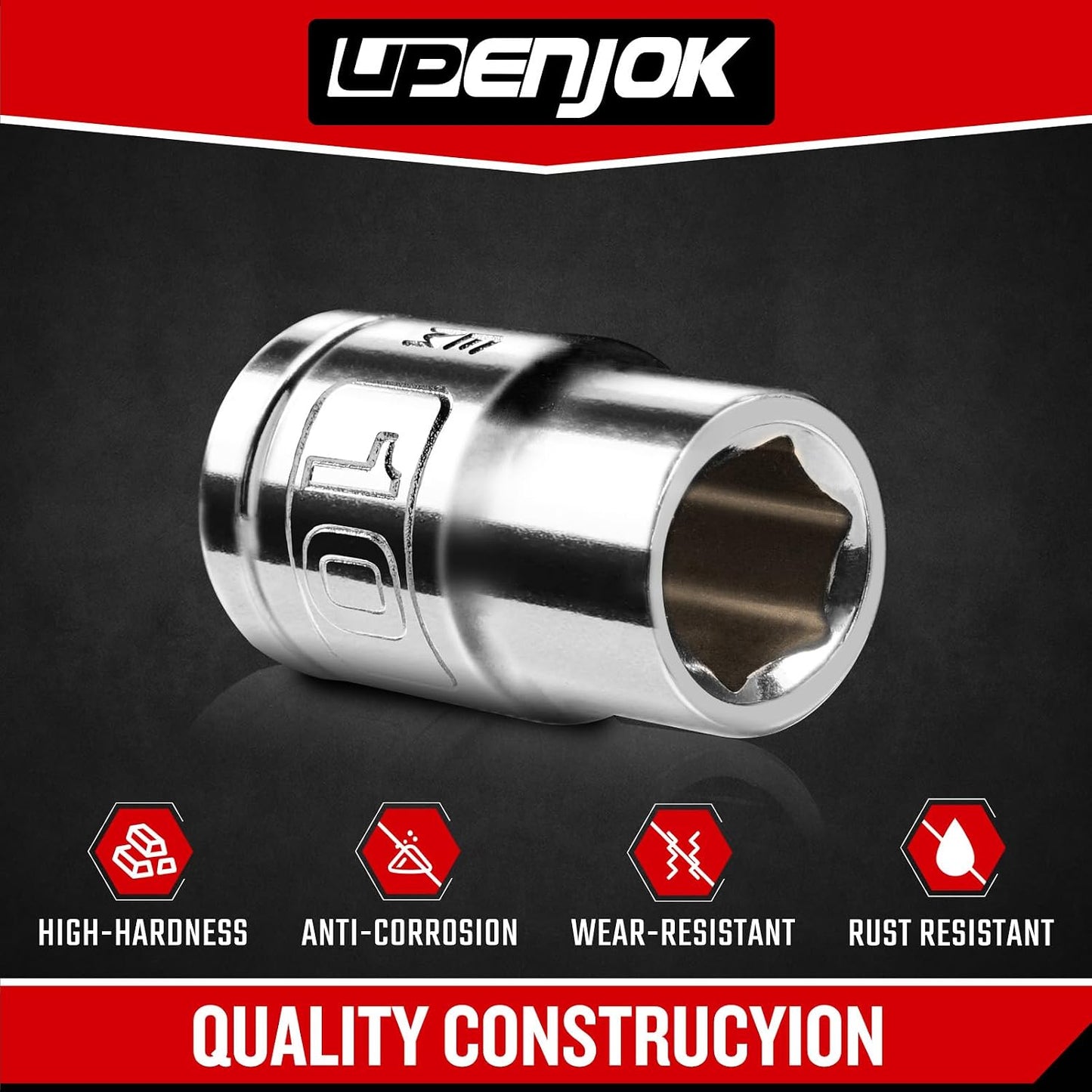 2 Pzas tornillos acero Cr-V 10mm 3/8