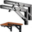 Soportes plegables acero inox 14pulg para mesa banco