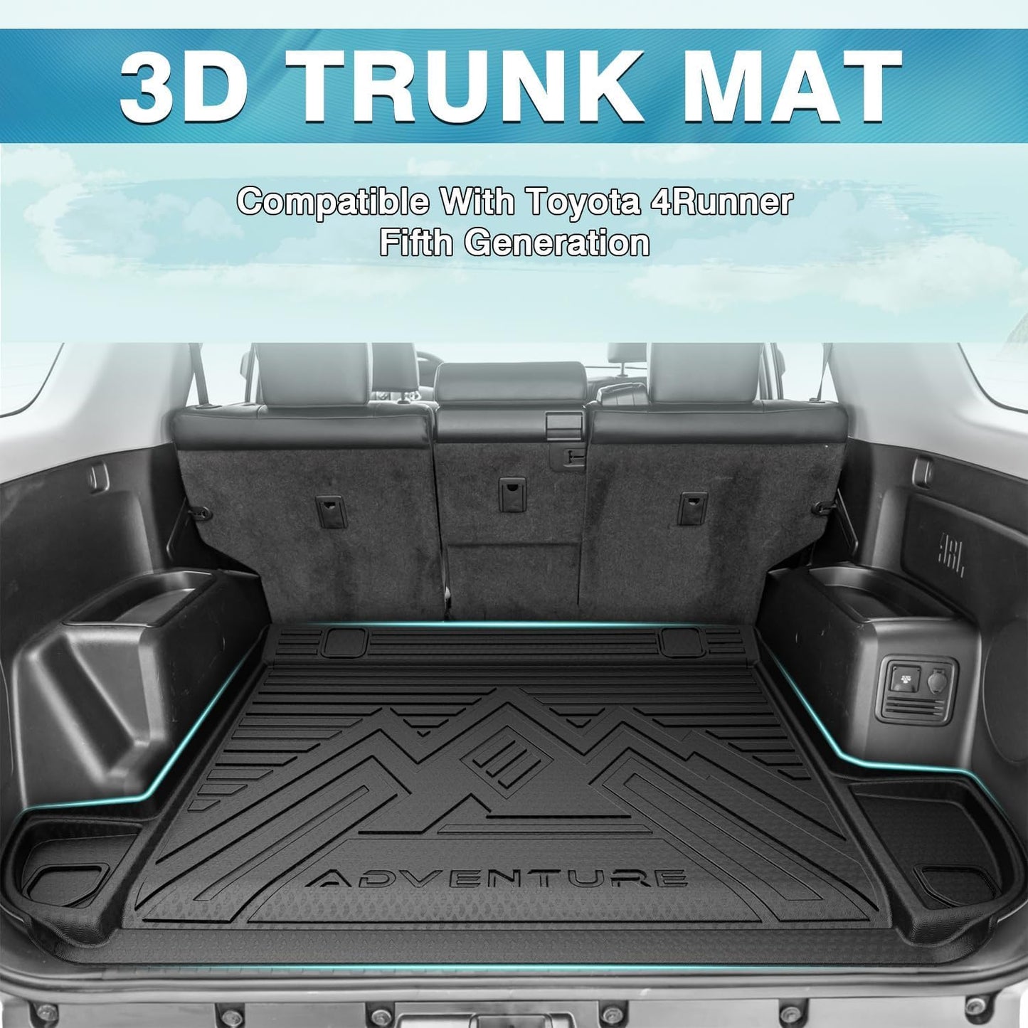 Forro carga Toyota 4Runner 2010-24 5 plazas sin cubierta
