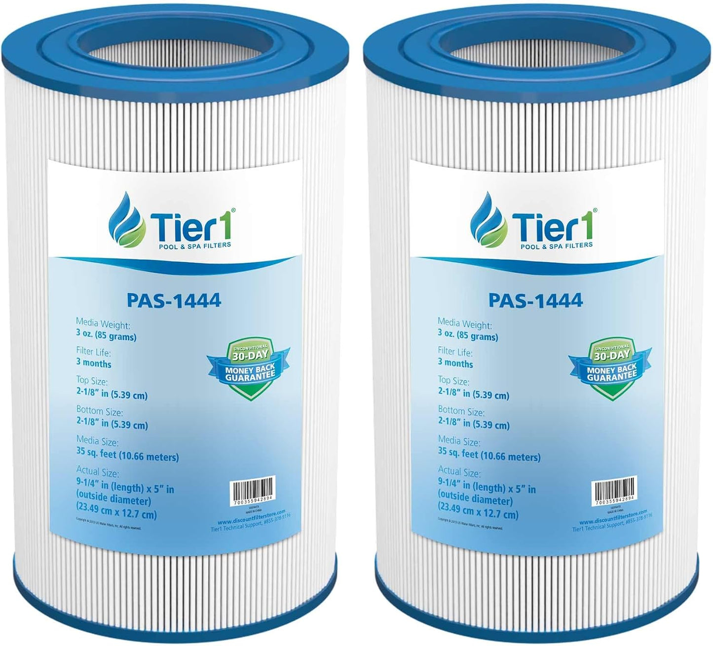 Cartucho filtro piscina spa 35pulg pack 2 comp Dynamic