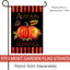 Bandera jardín otoño calabaza doble cara 12.5x18pulg