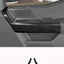 Kit 2 pzas cubiertas manijas puerta Ford F150 21-presente