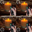 Vela recargable LED pilar cera real con control remoto 1 set