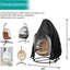 Fundas silla colgante mimbre duradera impermeable
