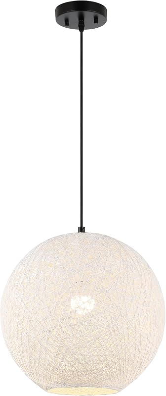 Lámpara colgante LED bohemia 16" isla cocina con sombra