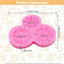 Molde silicona fondant cara sol luna decorar pasteles