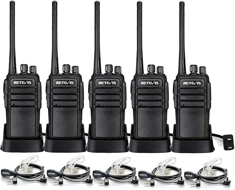 5 Walkie Talkies RT21 adultos color resistente