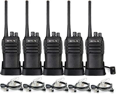 5 Walkie Talkies RT21 adultos color resistente