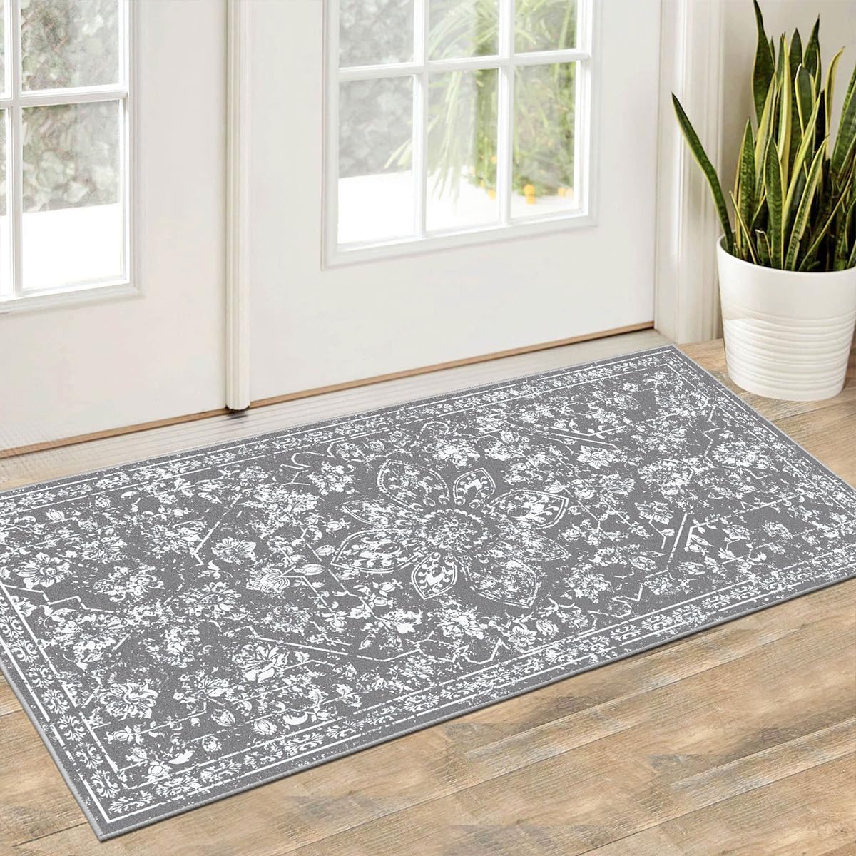 Alfombra pasillo bohemia 2x4 antiderrap suave lavable