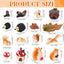 20 Figuras Ardilla Resina Otoño Accesorios Jardín