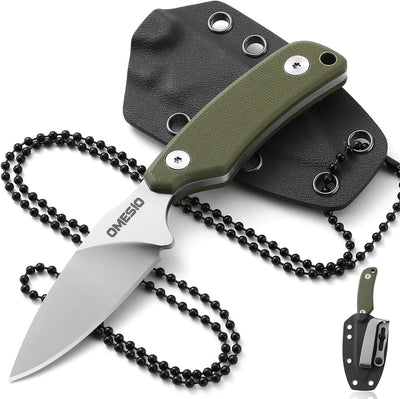 Cuchillo cuello 5.82pulg acero D2 mango G10 EDC