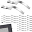 30 Clips Resorte Acero Inox para Ventana Sujeta Pantallas