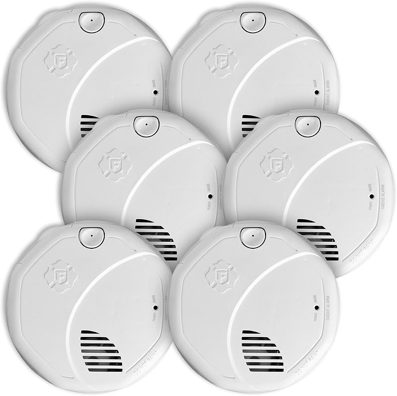 Alarma humo conexión directa sensor dual batería SM300-AC