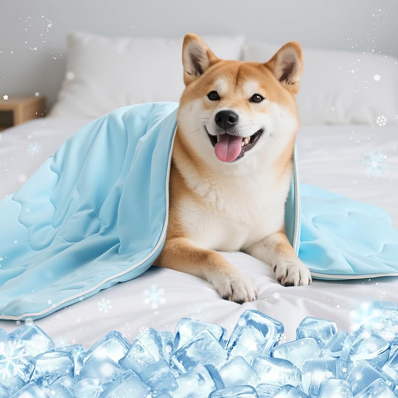 Manta refrescante para perros y humanos verano lavable ligera