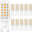 Bombilla LED G9 2700K 4W blanco cálido 400LM para candelabros