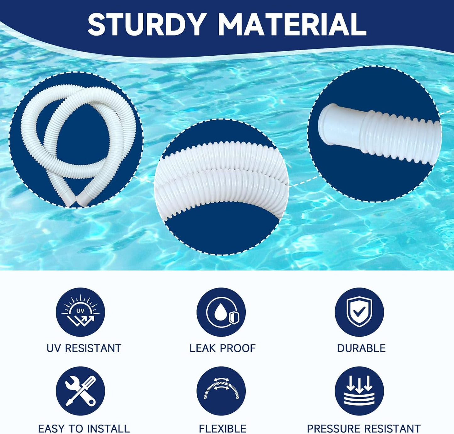 Mangueras piscina 1.25x59" comp Intex 607/637 2pzas