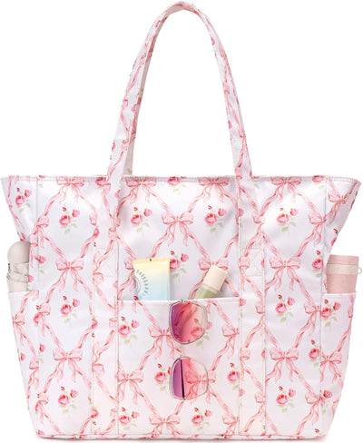 Bolsas playa mujer impermeable doble cremallera 3 bolsillos