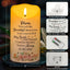Vela LED cera real control remoto 4x7" regalo