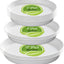 12 Pzas Platillos Plástico 6-10pulg para Plantas Interior Exterior