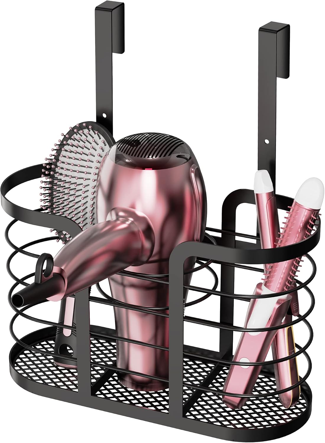 Organiz. herramientas cabello soporte secador planchas baño
