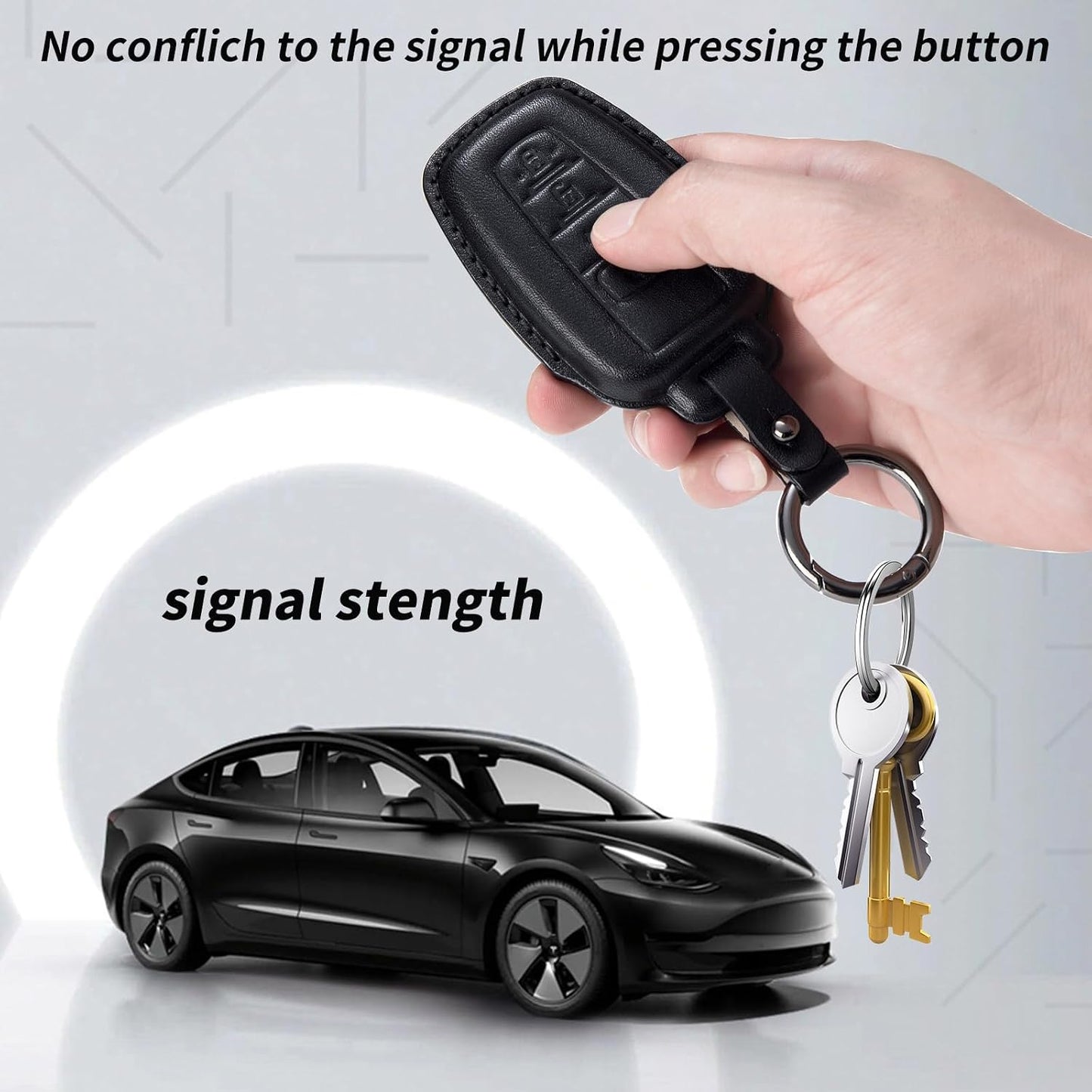 Funda llave inteligente cuero Subaru 2014-24