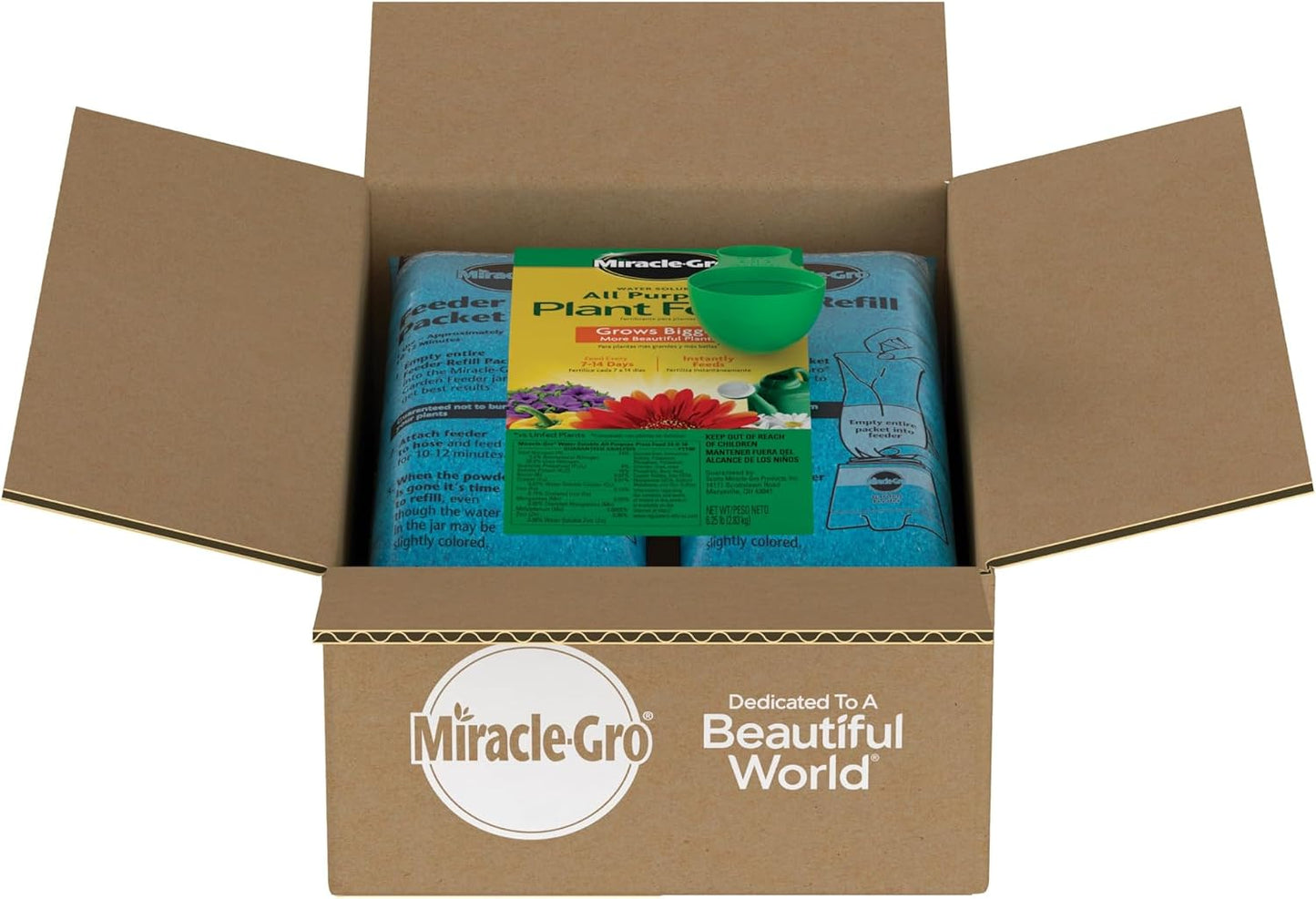 Alimento vegetal soluble para plantas interior exterior 6.25lb