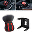 Cepillo detalles auto ultra suave con estante rojo