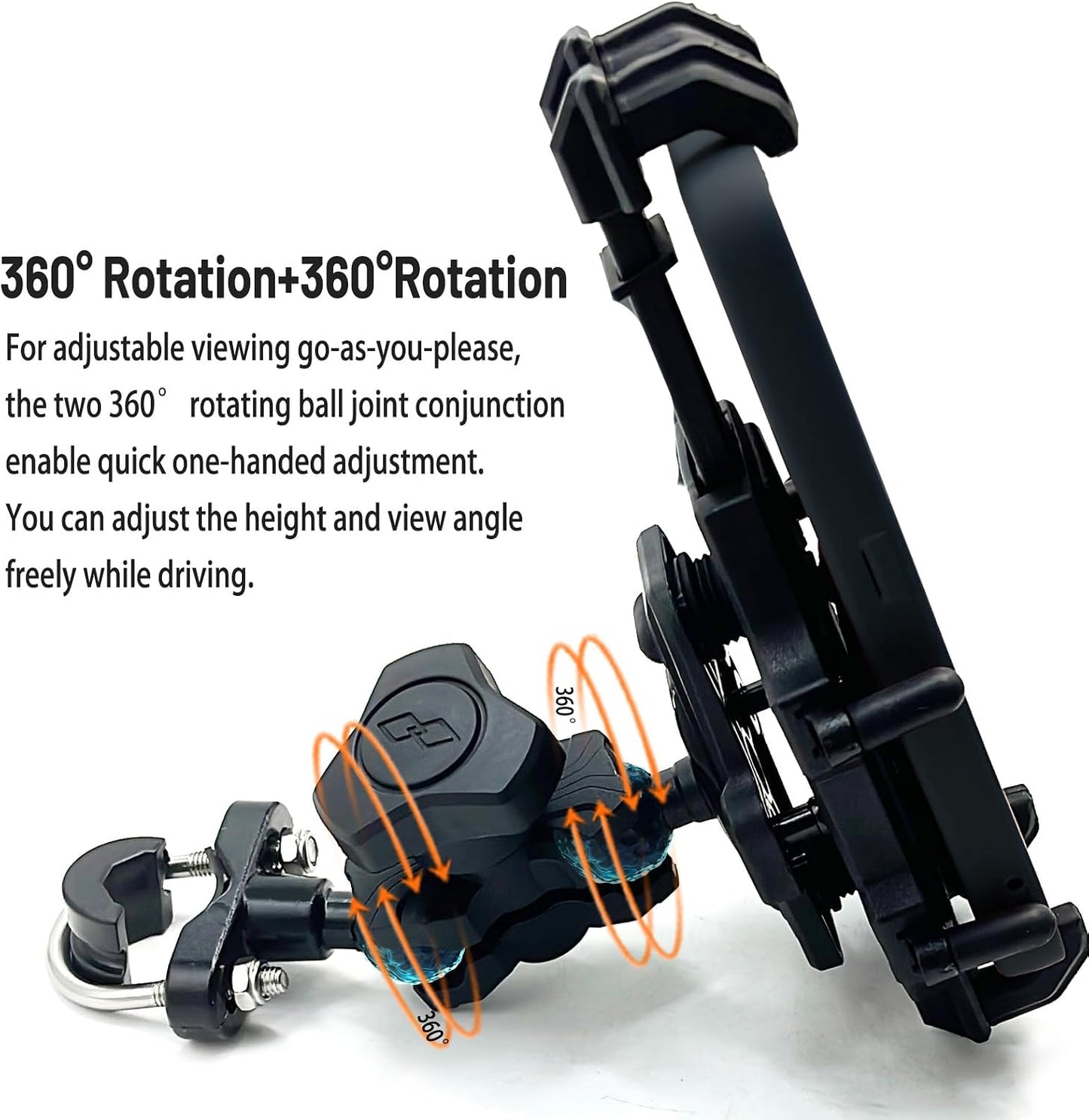Soporte teléfono ATV anti vibración 360 comp