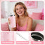 Vaso térmico acero inox con lazo rosa para mujer